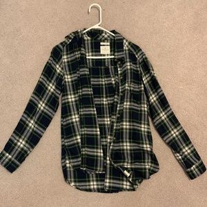 American Eagle Flannel Top